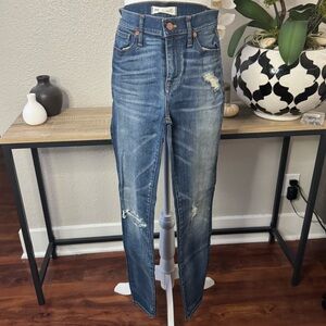 Madewell High rise Skinny Jean